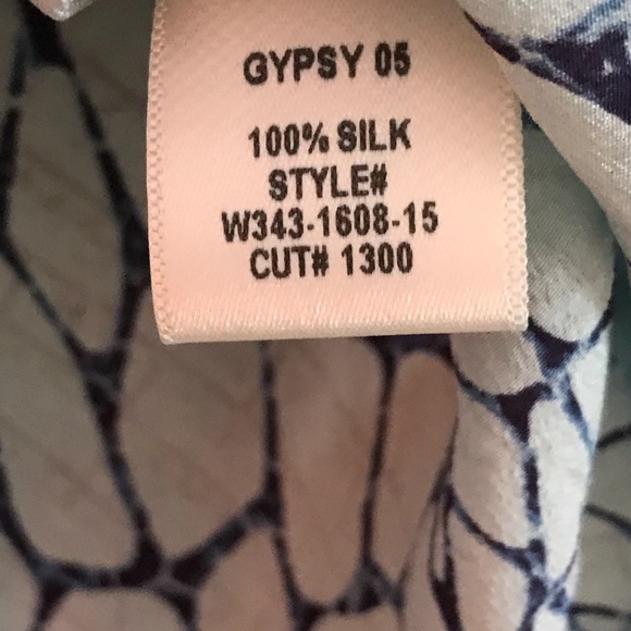 🌴Gypsy 05 silk tunic like top🐠🌴 - Picture 6 of 8